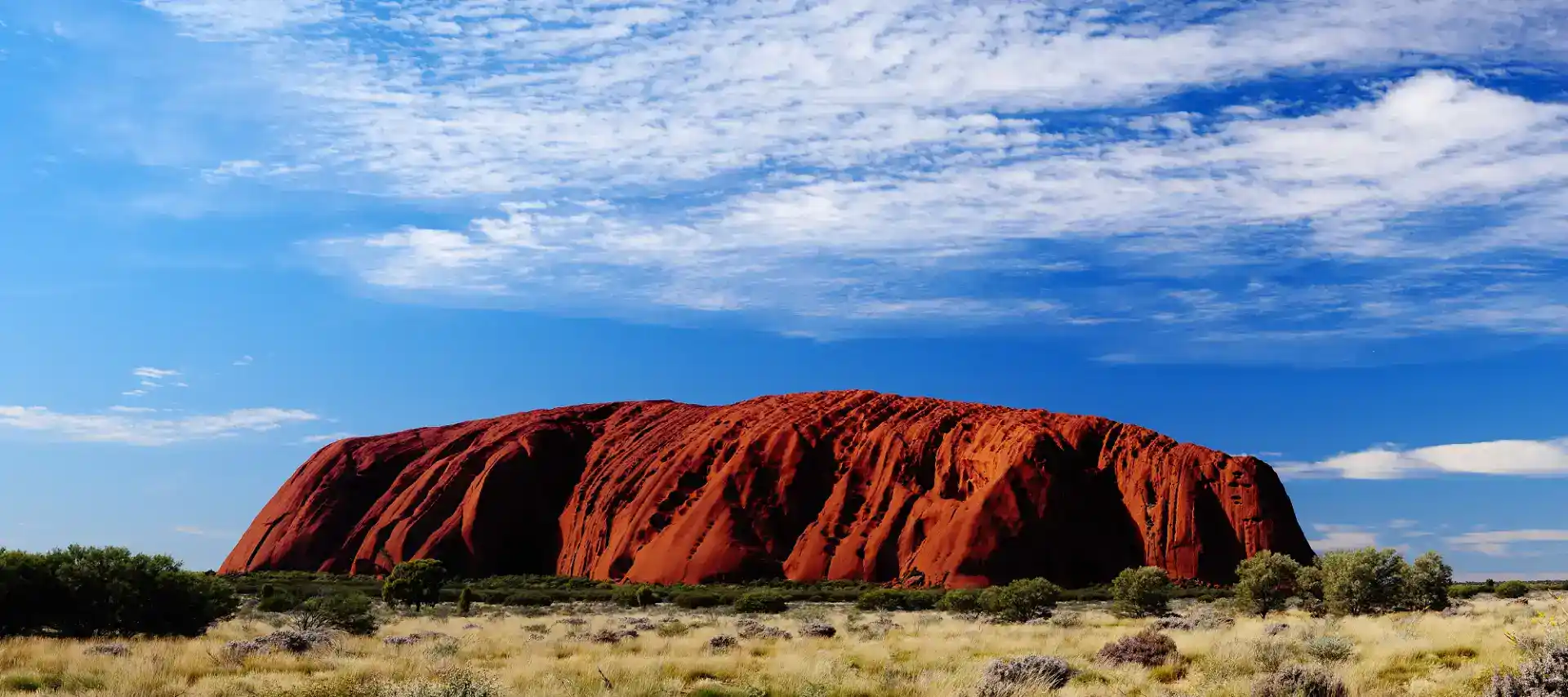 Uluru aerial view